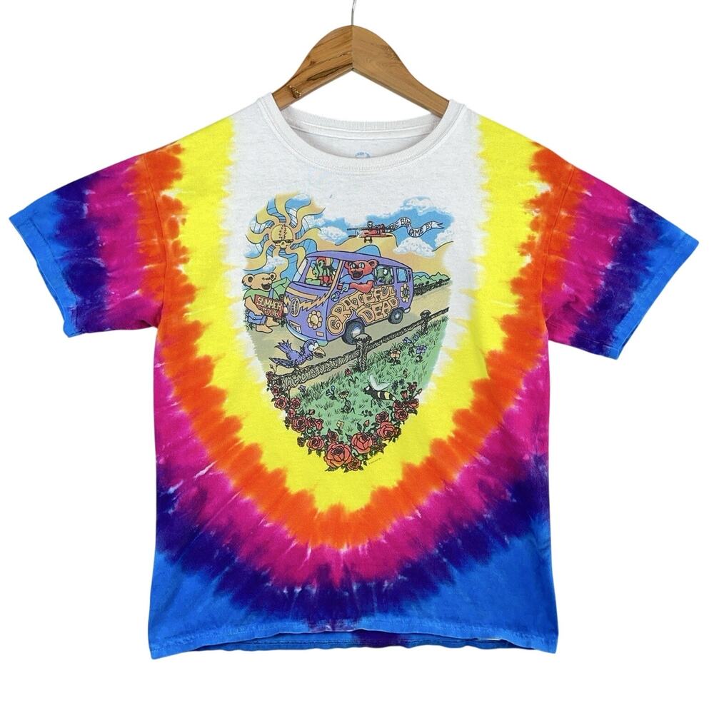 Grateful Dead 1994 Summer Tour Liquid Blue 2000 Reprint T Shirt Youth Med Rare